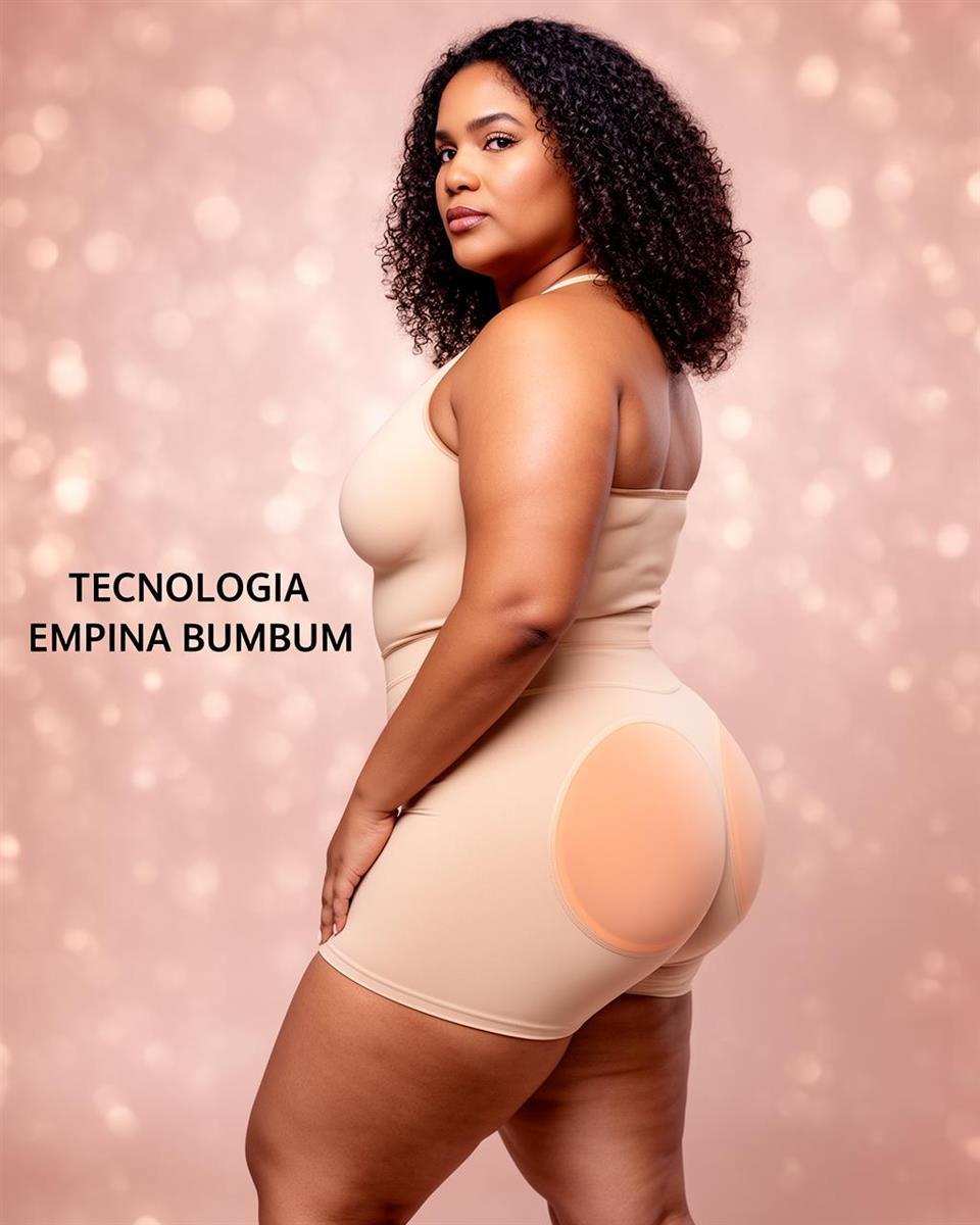 Short Cinta Modelador Empina Bumbum - Resultado imediato